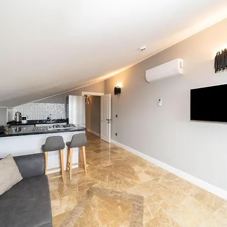 Апартаменты Nature Sea View Flat With Jacuzzi In Antalya